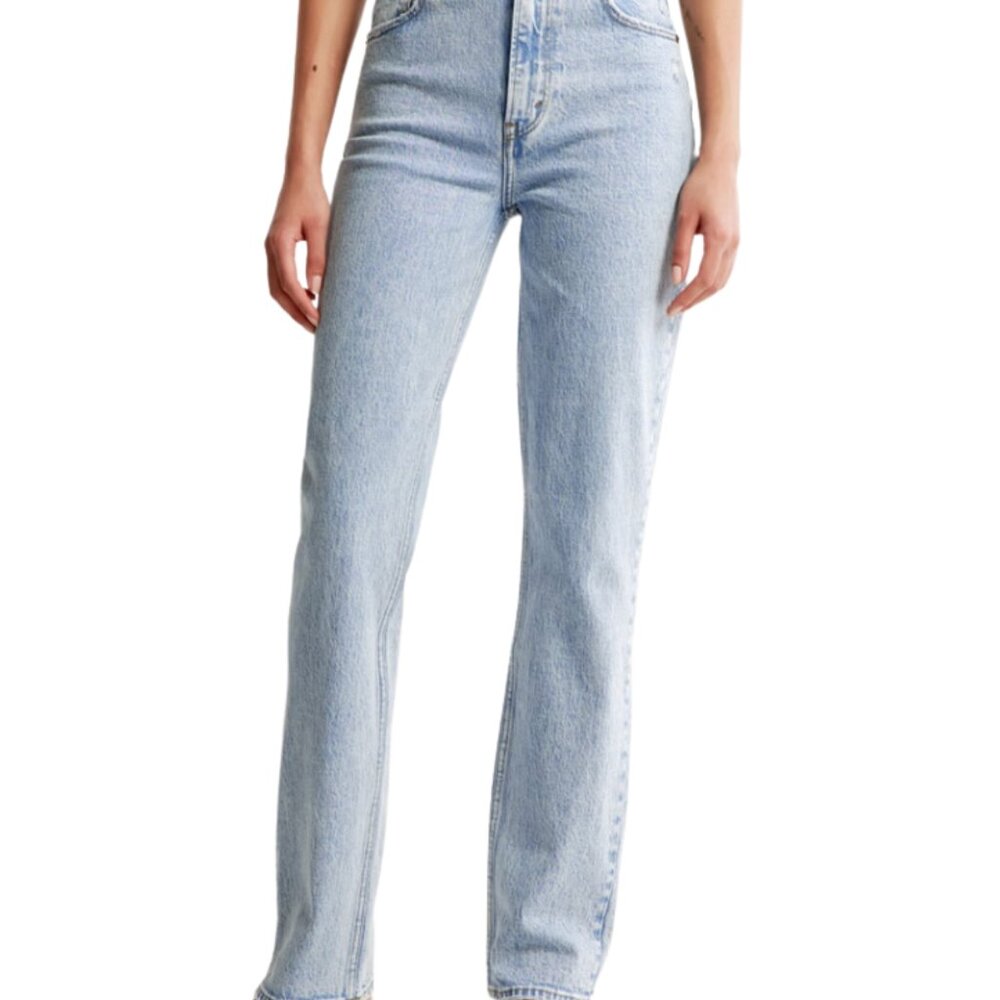 NWOT Abercrombie Ultra High Rise 90s Straight Jean - 29/8 Long